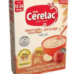 Nestle Cerelac Wheat Apple & Corn Flakes with Milk (12-24m) 350g