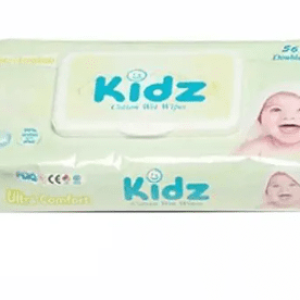 Kidz Ultra Comfort Cotton Baby Wet Wipes - 56pcs